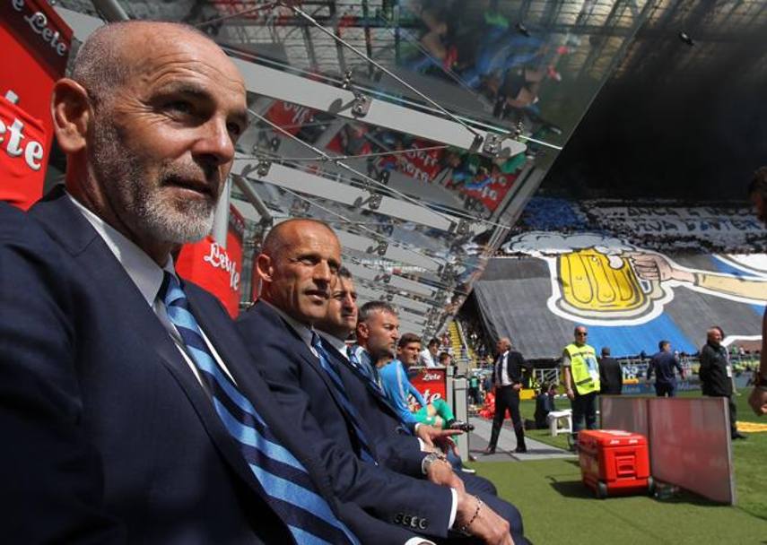 La panchina dell&#39;Inter. 